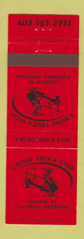 Matchbook Cover - T Bone Truck Stop Columbus NE