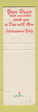 Matchbook Cover - The Roman Torch Falls Church VA