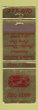 Matchbook Cover - The Red Ruby Dearborn Heights MI