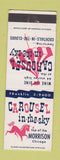 Matchbook Cover - Morrison Hotel Chicago IL Carousel in the Sky