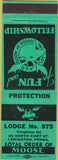 Matchbook Cover - Matchbook Cover Moose Lodge Lehighton PA