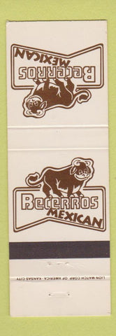 Matchbook Cover - Becerros Mexican Restaurant Lawrence KS