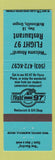 Matchbook Cover - Flight 97 Restaurant McMinnville OR