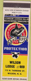 Matchbook Cover - Matchbook Cover Moose Lodge Wilson NC