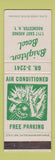 Matchbook Cover - Brighton Bowling Rochester NY