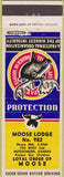 Matchbook Cover - Matchbook Cover Moose Lodge Hutchinson KS