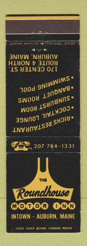 Matchbook Cover - Roundhouse Motor Inn Auburn ME