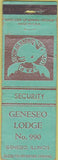 Matchbook Cover - Matchbook Cover Moose Lodge Geneso IL WORN