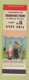 Matchbook Cover - Druhls Tires hillbilly