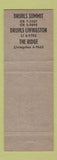 Matchbook Cover - Druhls Tires hillbilly