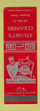 Matchbook Cover - Stuart's Cleaners Bridgton ME