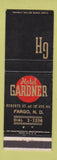 Matchbook Cover - Hotel Gardner Fargo ND WEAR