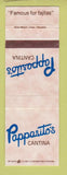 Matchbook Cover - Pappasito's Cantina Mexican Houston TX