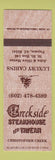 Matchbook Cover - Creekside Steak Tavern Payson AZ