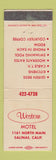 Matchbook Cover - Western Motel Salinas CA
