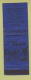 Matchbook Cover - Seras Restaurant Detroit MI WORN
