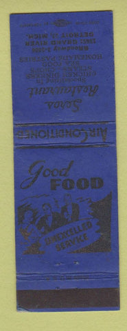 Matchbook Cover - Seras Restaurant Detroit MI WORN