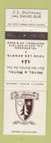 Matchbook Cover - La Sapiniere Val David QC WEAR hotel