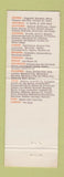 Matchbook Cover - Furrs Cafeterias CHAIN WEAR