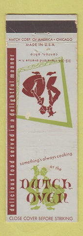 Matchbook Cover - Dutch Oven Canton OH WEAR