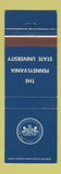 Matchbook Cover - Pennsylvania Penn State University State College PA