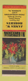 Matchbook Cover - James Roberts Flowers Elverson PA