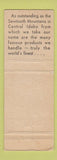 Matchbook Cover - Bob Beglan Sawtooth Boise Twin Falls ID WEAR