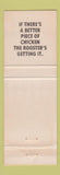 Matchbook Cover - Wooden Shoe Inn Minster OH WEAR