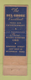 Matchbook Cover - Del Shore Restaurant Chicago? WORN