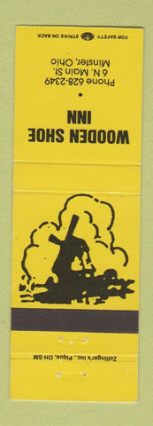 Matchbook Cover - Wooden Shoe Inn Minster OH WEAR
