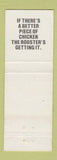 Matchbook Cover - Wooden Shoe Inn Minster OH WEAR