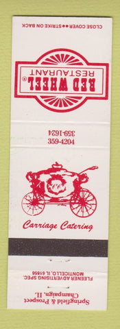 Matchbook Cover - Red Wheel Restaurant Champaign IL