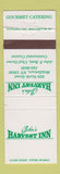 Matchbook Cover - Harvest Inn Middletown NY