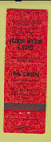 Matchbook Cover - Gigi's Steak House Center Rutland VT 19th Green