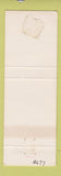 Matchbook Cover - Gigi's Steak House Center Rutland VT 19th Green