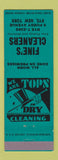 Matchbook Cover - Fine's Cleaners Rye NY