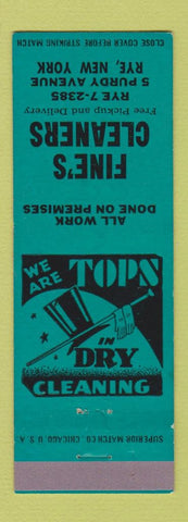 Matchbook Cover - Fine's Cleaners Rye NY