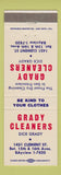 Matchbook Cover - Grady Cleaners San Francisco CA