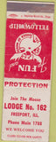 Matchbook Cover - Matchbook Cover Moose Lodge Freeport IL