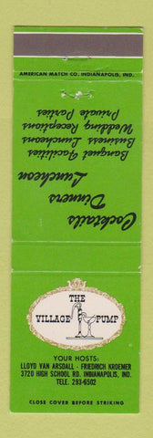 Matchbook Cover - The Village Pump Indianapolis IN