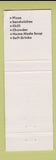 Matchbook Cover - Spodie Odie's Dallas OR WEAR pizza