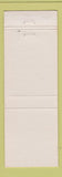 Matchbook Cover - Peomans Plumbing Whitianga New Zealand