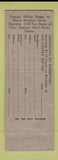 Matchbook Cover - NCL Silver Car Batteries WEAR