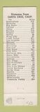 Matchbook Cover - Clear View Court Motel Santa Cruz CA