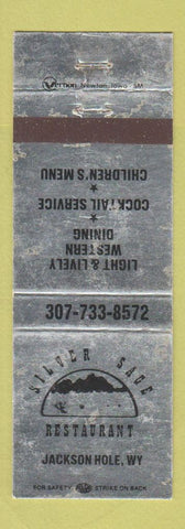 Matchbook Cover - Silver Sage Restaurant Jackson Hole WY WEAR