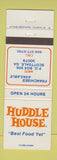 Matchbook Cover - Huddle House Scottsdale GA WEAR