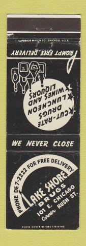 Matchbook Cover - Lake Shore Drug Store Chicago IL