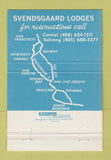 Matchbook Cover - Svendsgaard Lodges Carmel Solvang CA 40 Strike