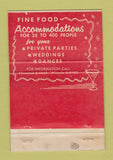 Matchbook Cover - Sutherland Lounge Chicago IL WEAR 40 Strike