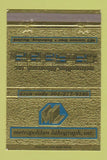 Matchbook Cover - Metropolitan Lithograph Bladensburg MD 40 Strike